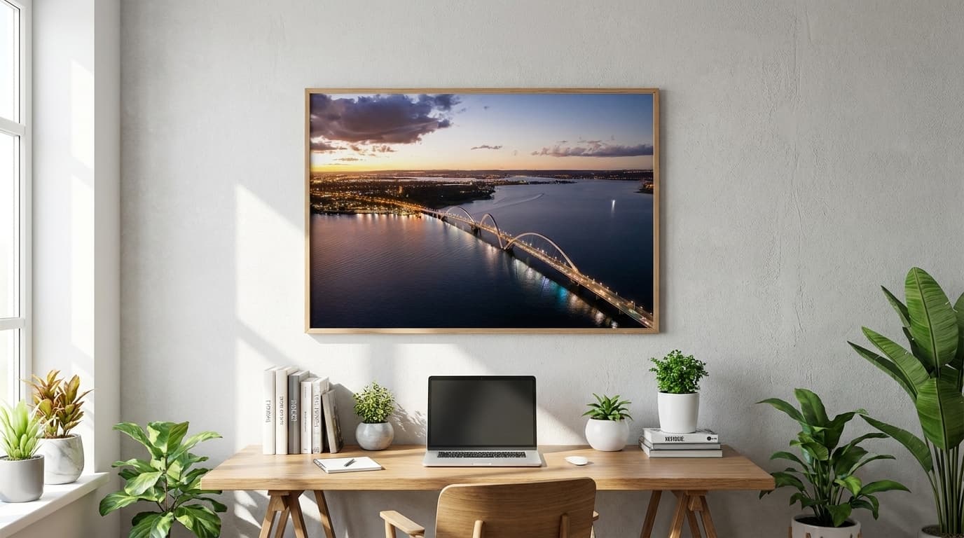 Quadro Decorativo Ponte Juscelino Kubitschek