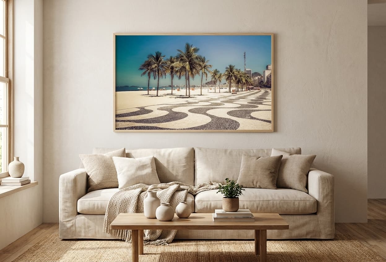 Quadro Decorativo Copacabana Rio De Janeiro