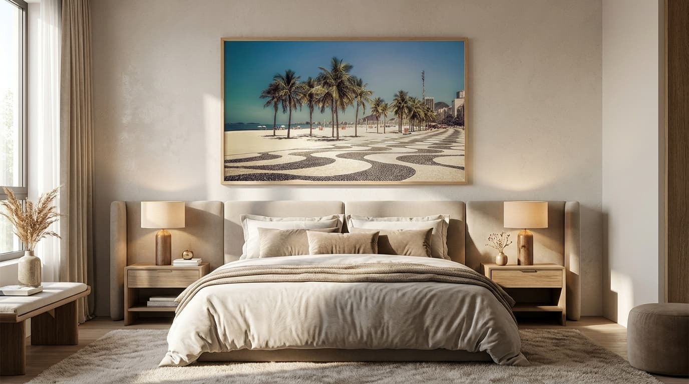 Quadro Decorativo Copacabana Rio De Janeiro