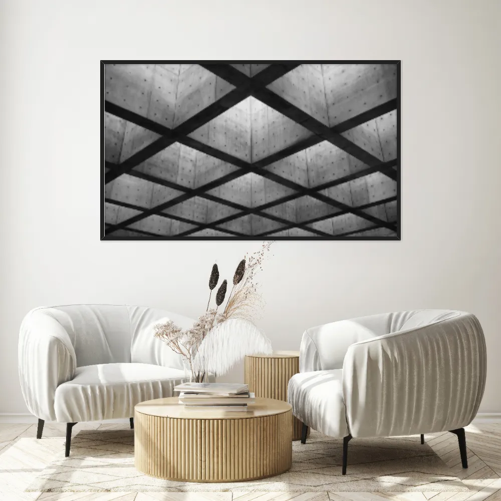 Quadro Decorativo Construção Geométrica