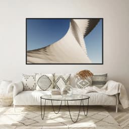 Quadro Decorativo Escultura Espiral Abstrata