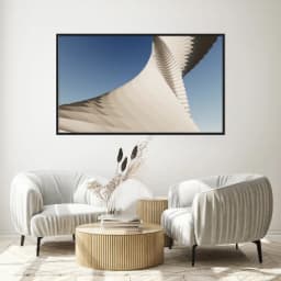 Quadro Decorativo Escultura Espiral Abstrata
