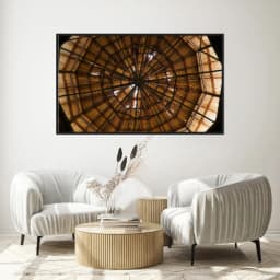 Quadro Decorativo Estrutura De Madeira
