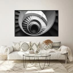 Quadro Decorativo Escada Espiral Conceitual