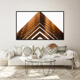 Quadro Decorativo Fachada Edificio De Bronze