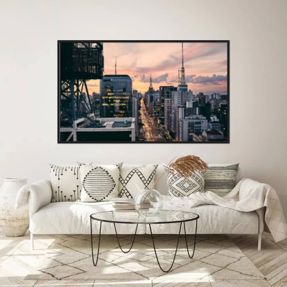 Quadro Decorativo Avenida Paulista Sao Paulo