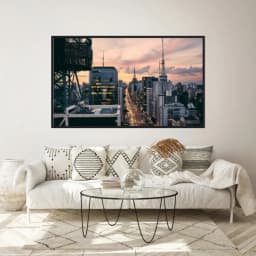 Quadro Decorativo Avenida Paulista Sao Paulo