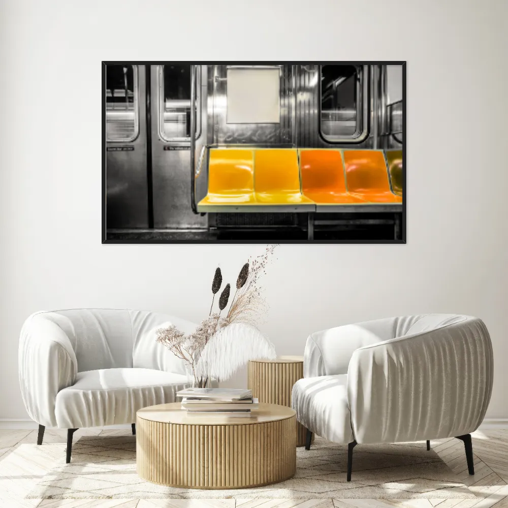 Quadro Decorativo Metro Nova York
