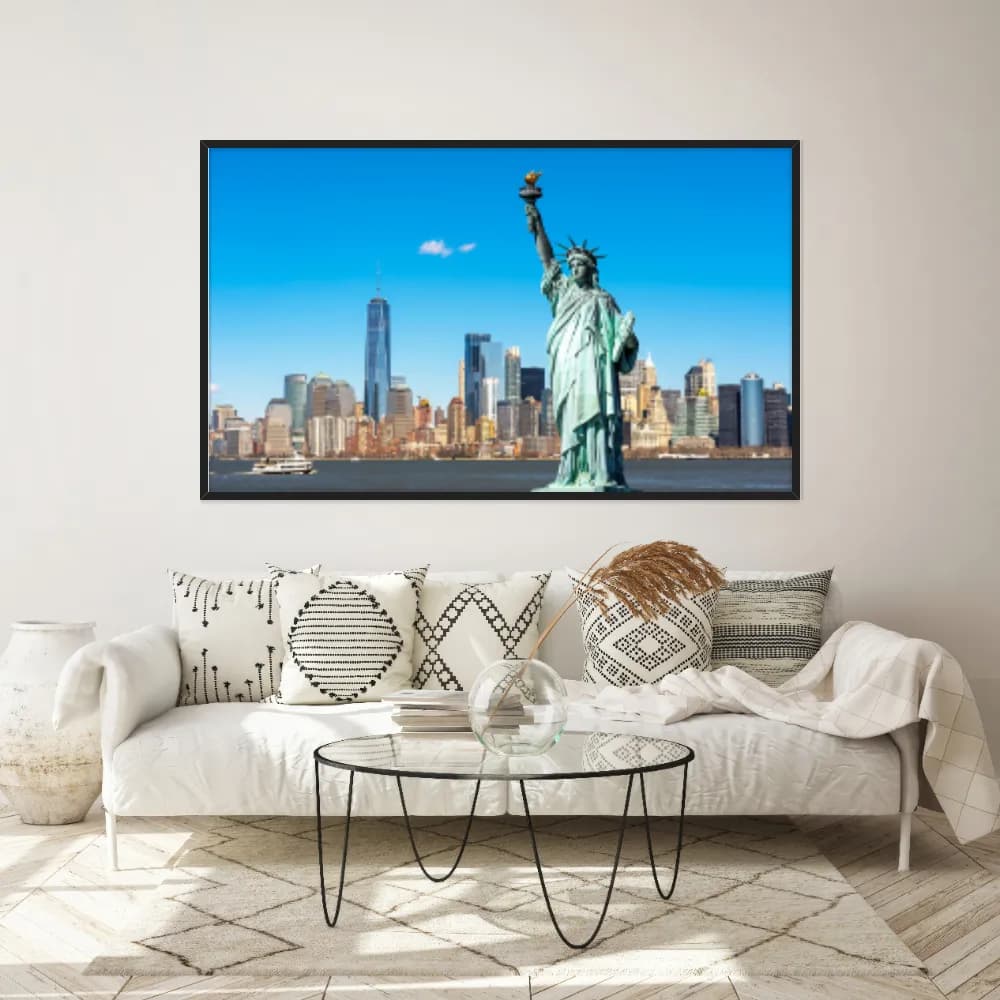 Quadro Decorativo Estatua Da Liberdade Nova York