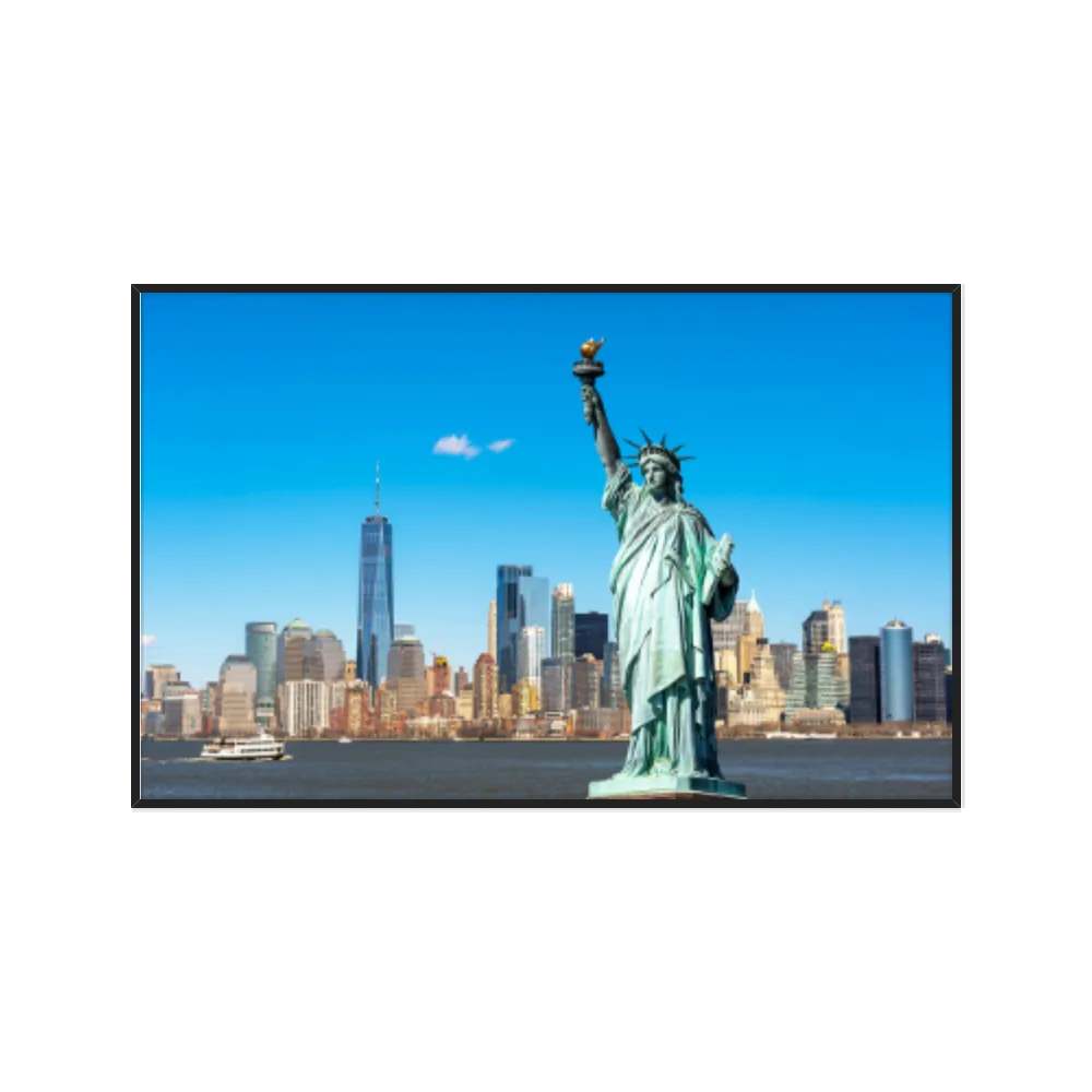 Quadro Decorativo Estatua Da Liberdade Nova York