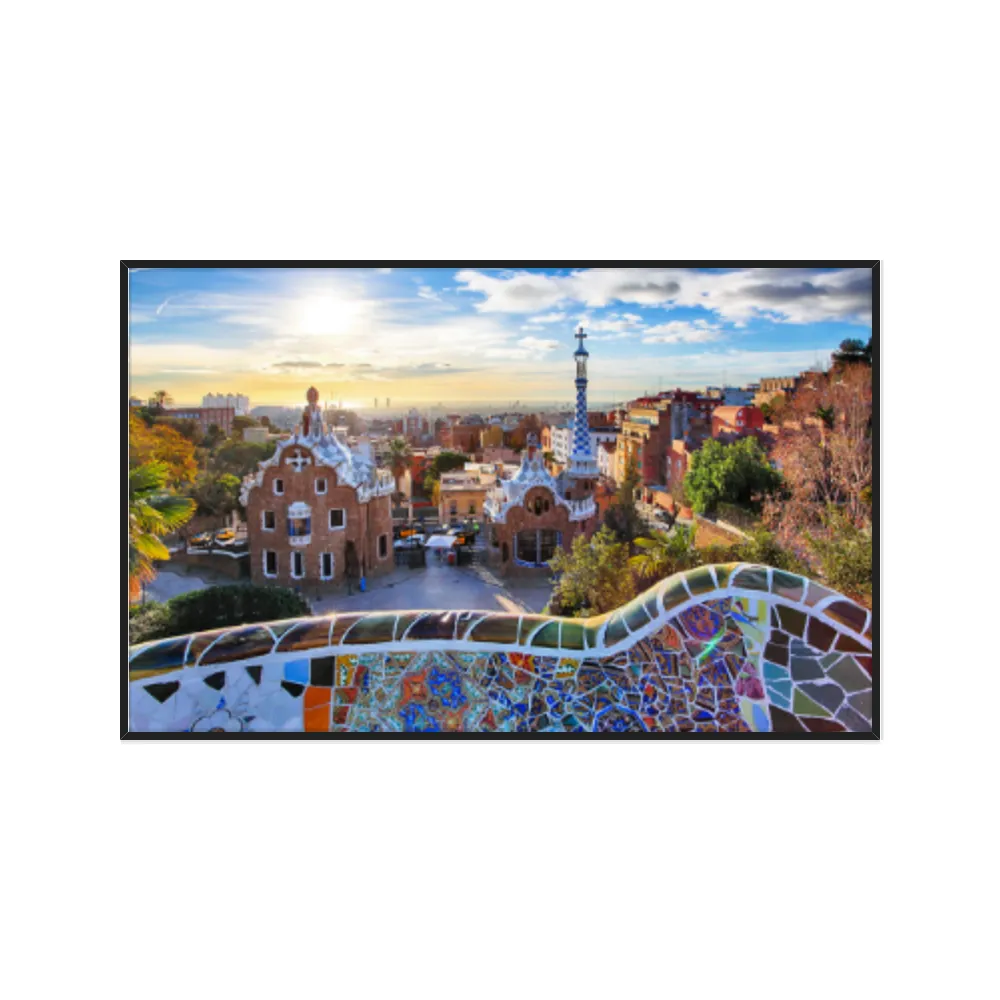 Quadro Decorativo Parque Guell Espanha