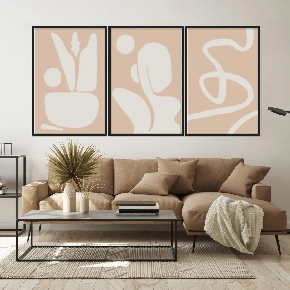 Kit Quadros Decorativos Minimalista