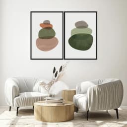 Kit Quadros Decorativos Orgânico