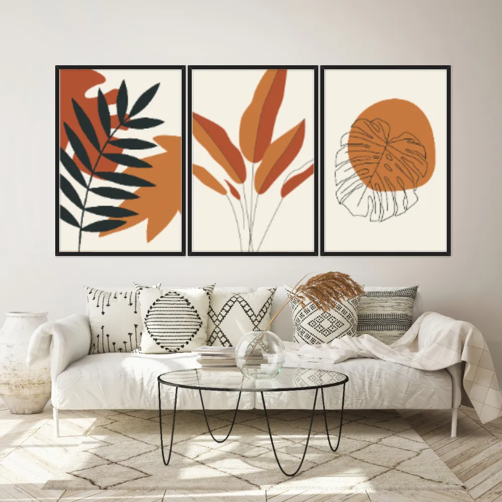 Kit Quadros Decorativos Tropical