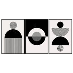 Kit Quadros Decorativos Geométrico