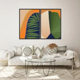 Kit Quadros Decorativos Tropical
