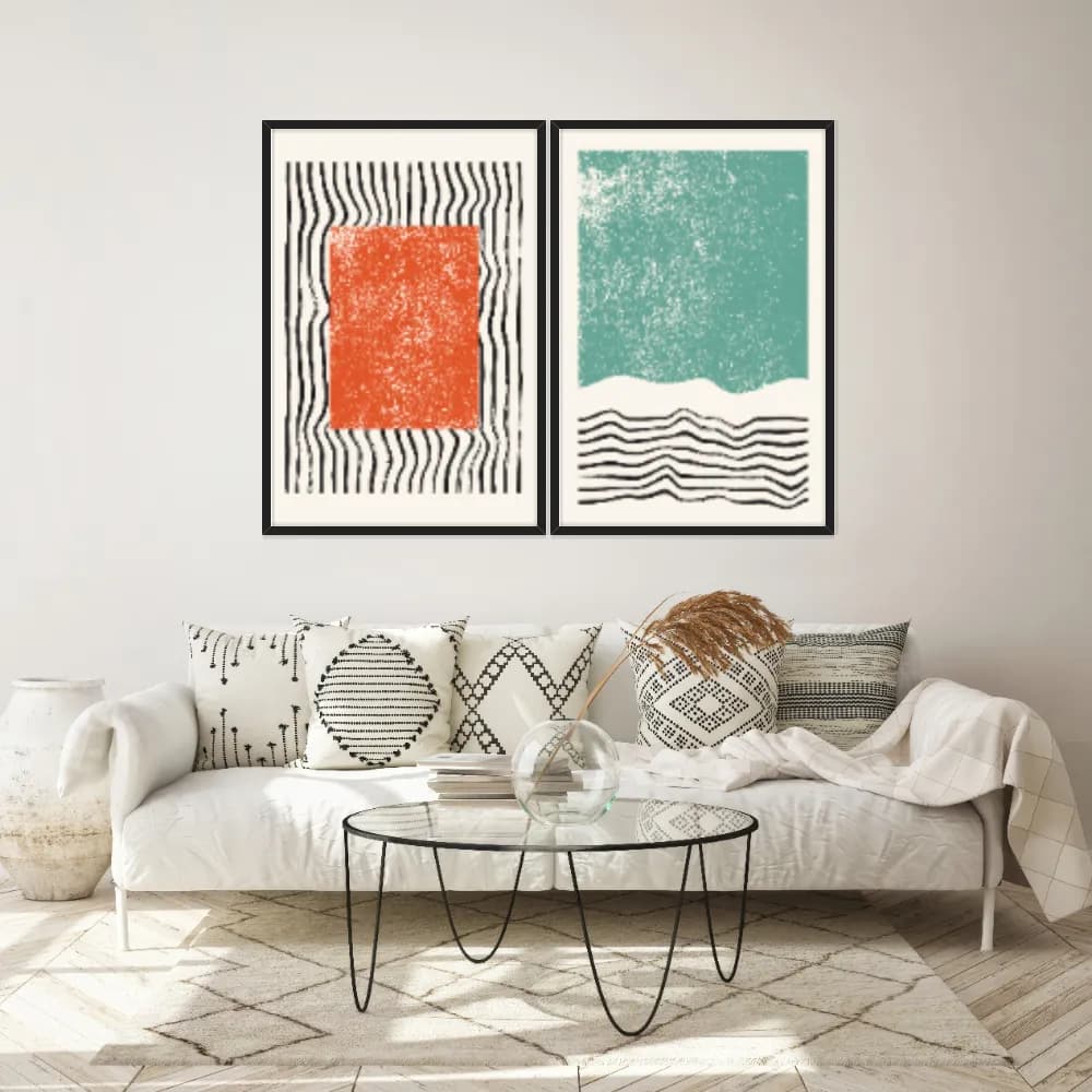 Kit Quadros Decorativos Formas