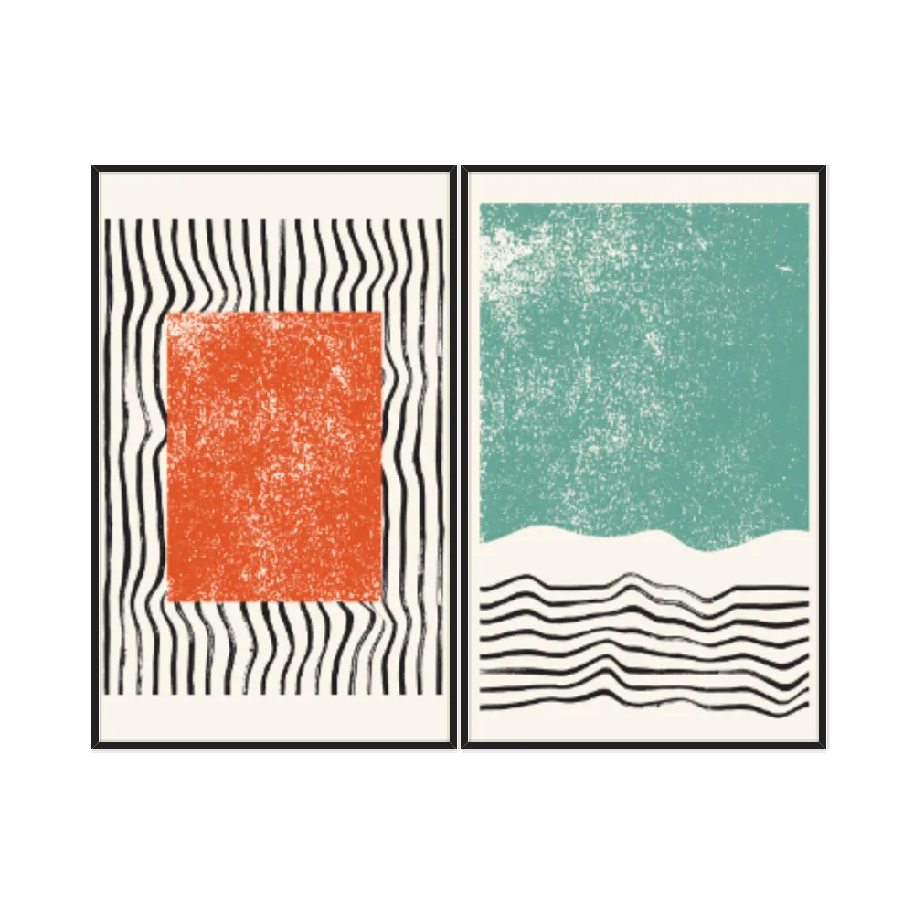 Kit Quadros Decorativos Formas