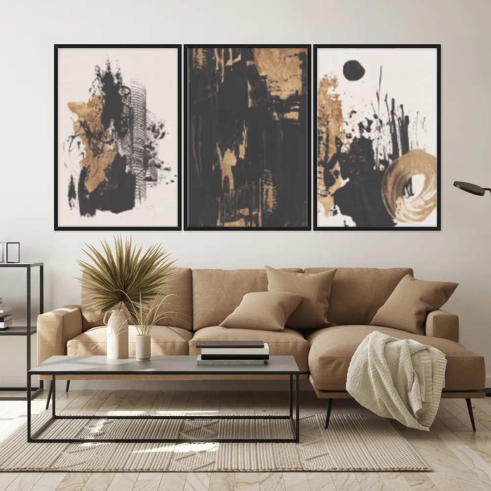 Kit Quadros Decorativos Texturas