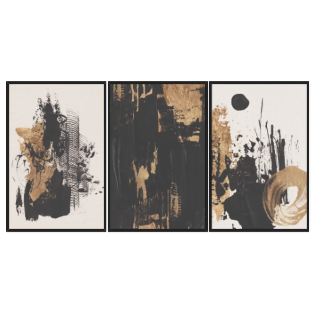 Kit Quadros Decorativos Texturas