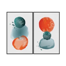 Kit Quadros Decorativos Aquarela