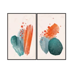 Kit Quadros Decorativos Aquarela