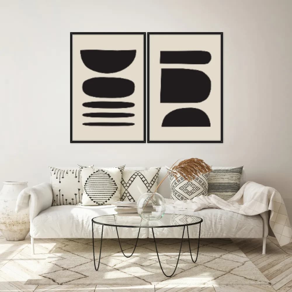 Kit Quadros Decorativos Formas