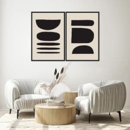 Kit Quadros Decorativos Formas