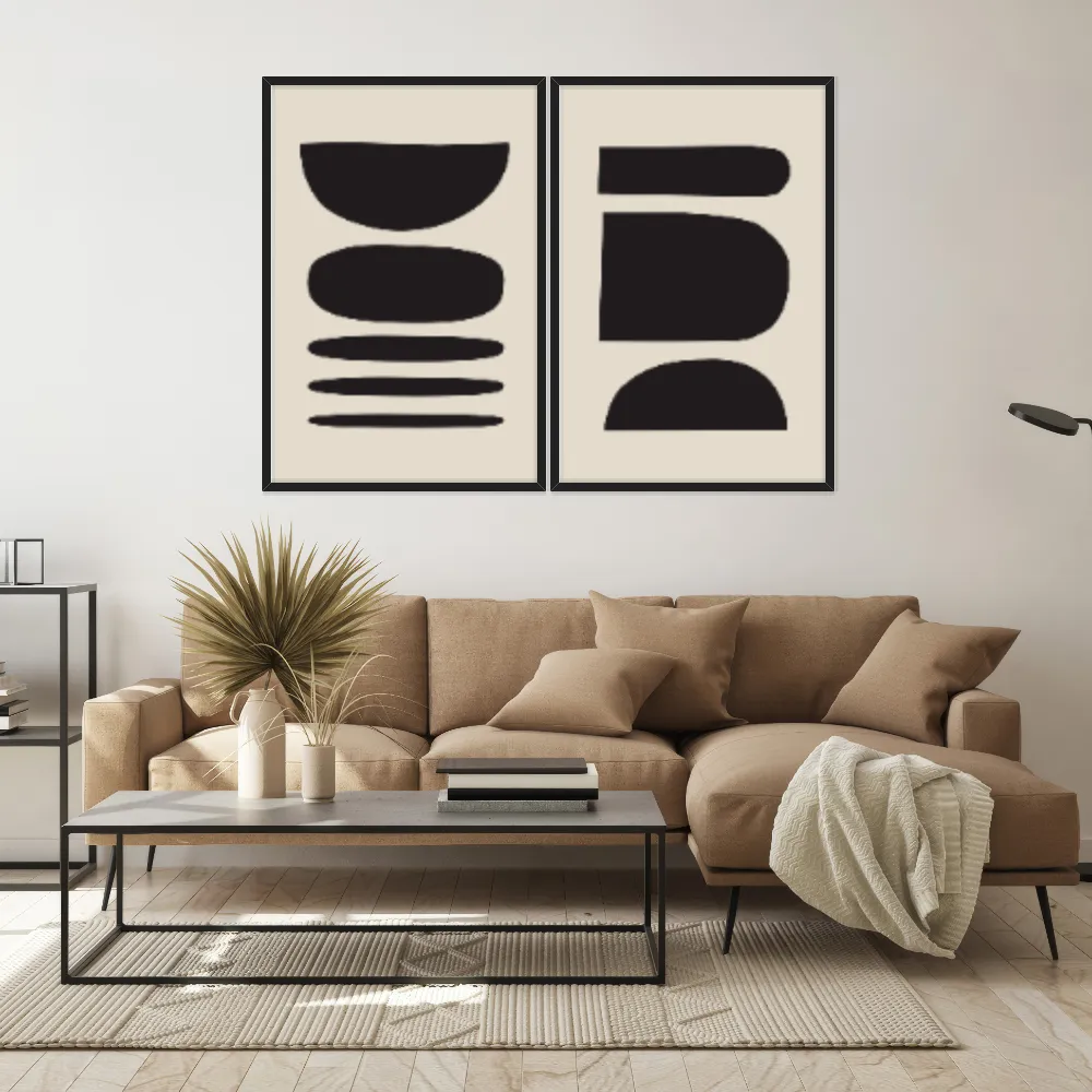 Kit Quadros Decorativos Formas