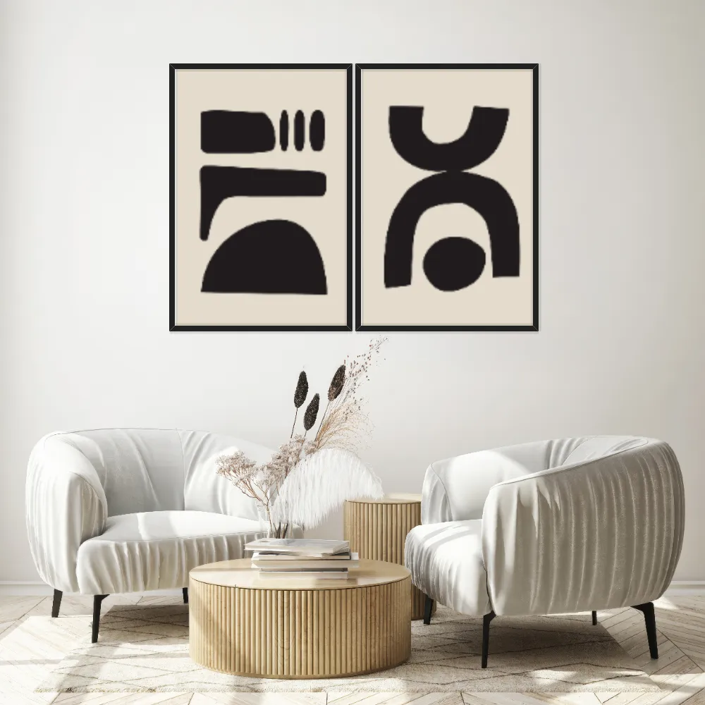 Kit Quadros Decorativos Formas