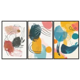 Kit Quadros Decorativos Minimalista