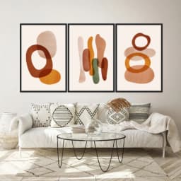 Kit Quadros Decorativos Geométrico