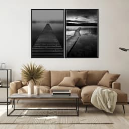 Kit Quadros Decorativos Passarela