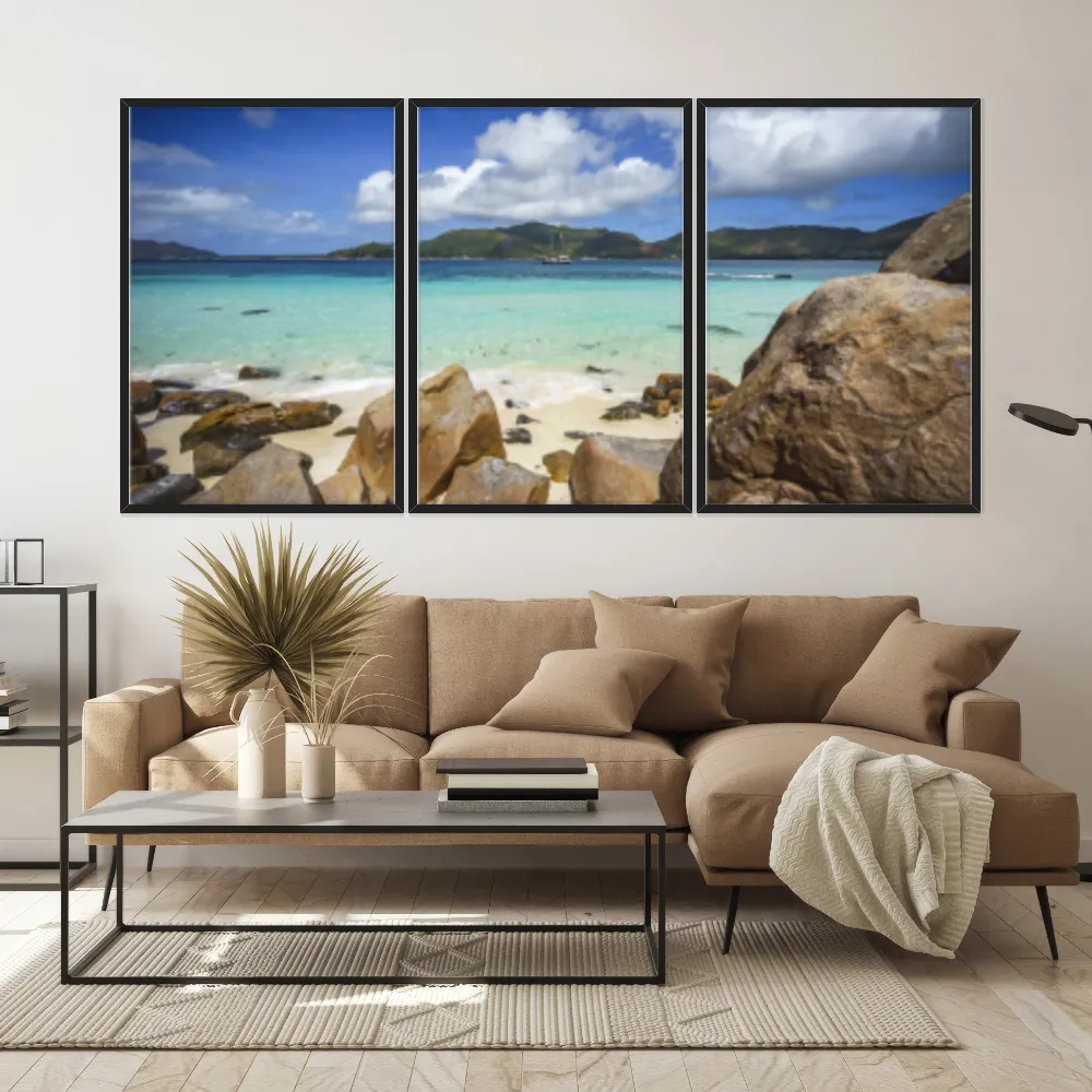 Kit Quadros Decorativos Praia