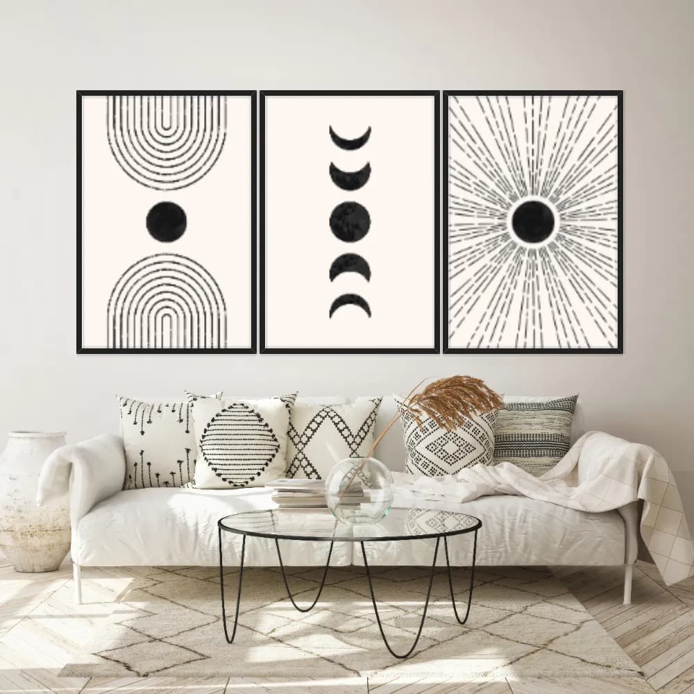 Kit Quadros Decorativos Boho