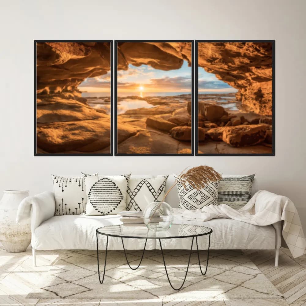 Kit Quadros Decorativos Caverna