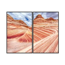 Kit Quadros Decorativos Ondas