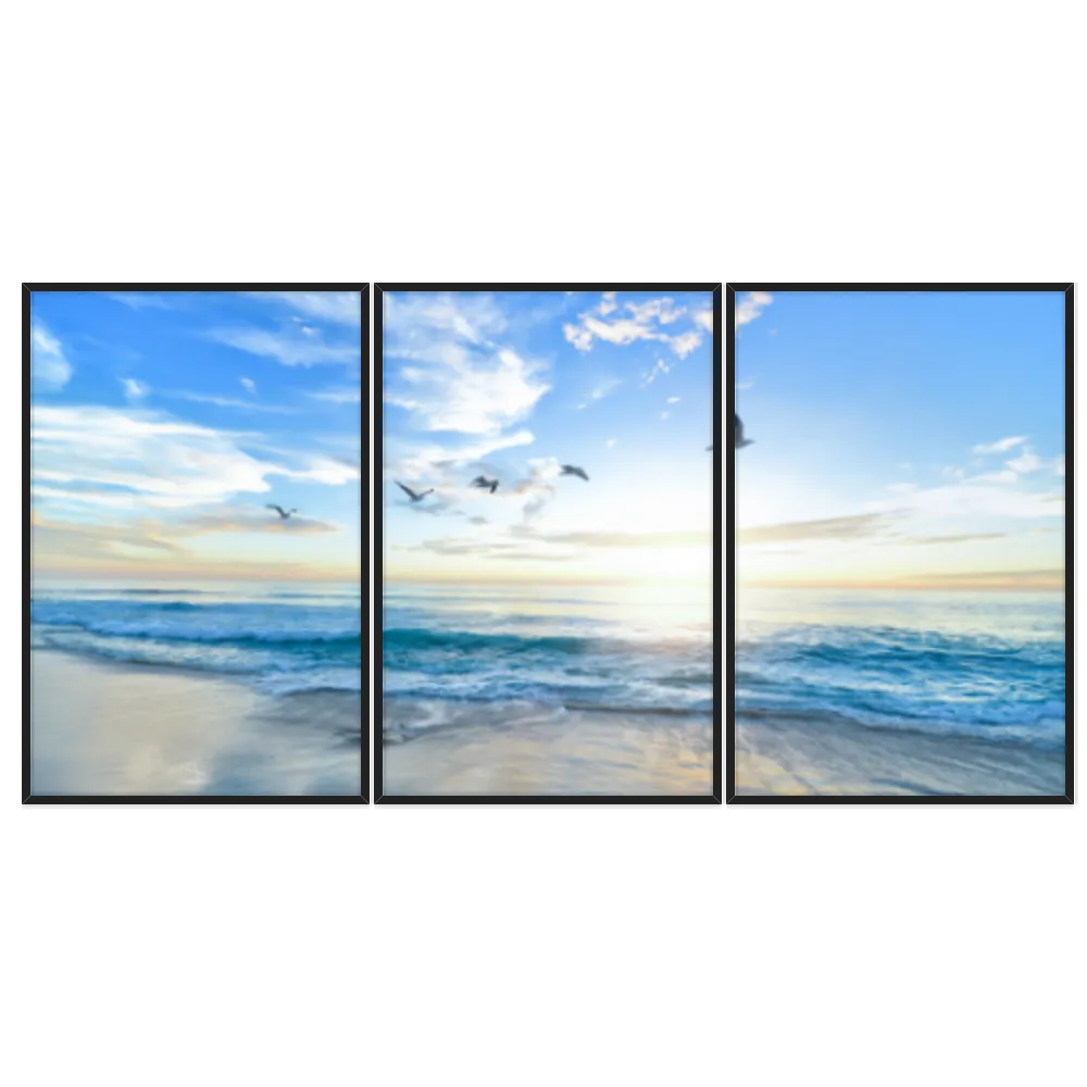 Kit Quadros Decorativos Praia