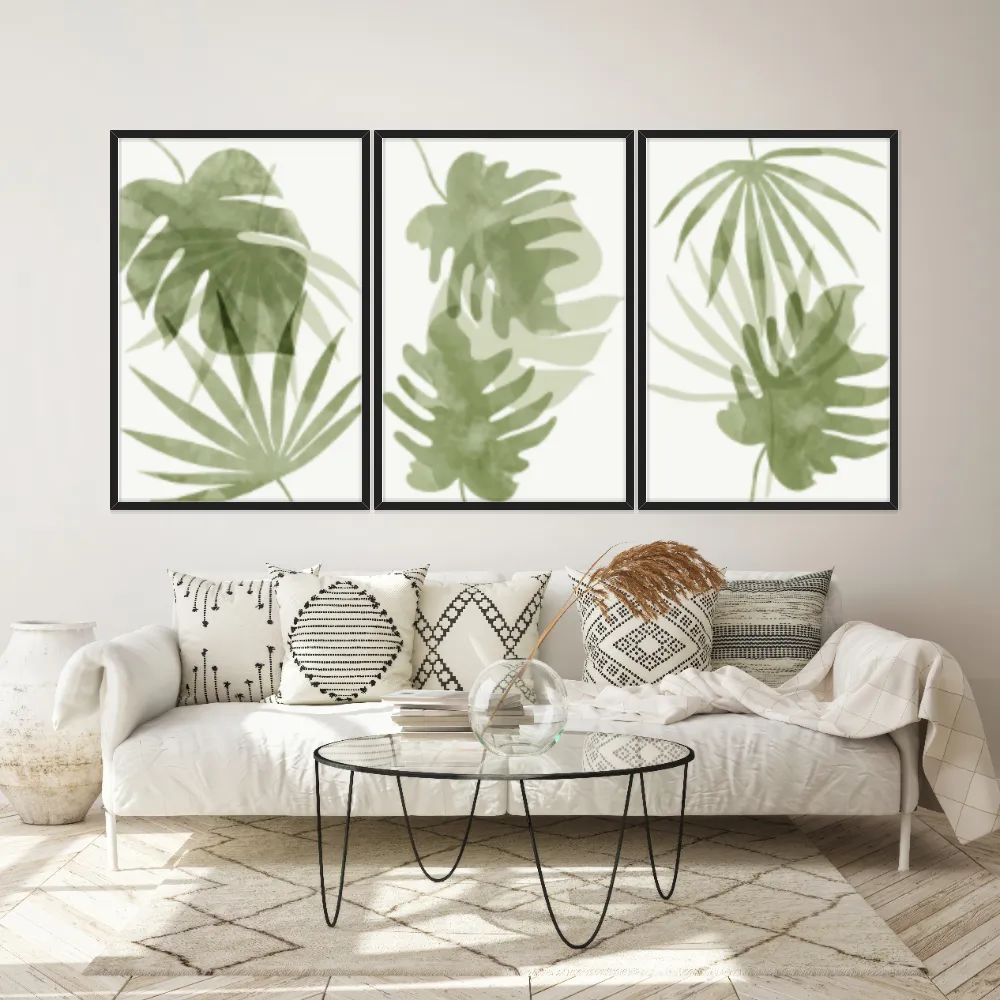Kit Quadros Decorativos Costela De Adão