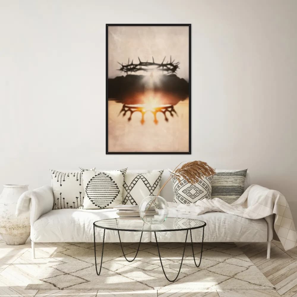 Quadro Decorativo Coroa De Espinhos