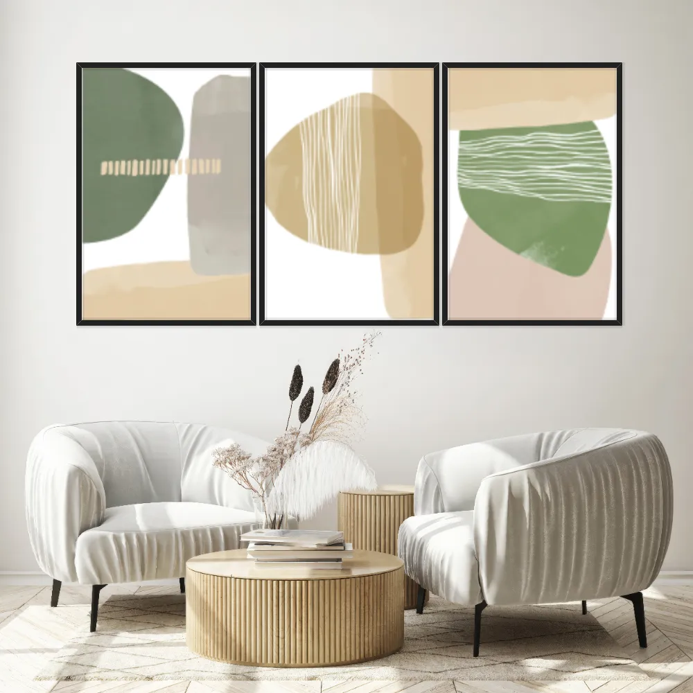 Kit Quadros Decorativos Formas