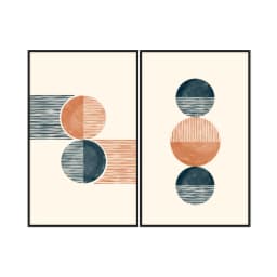 Kit Quadros Decorativos Geométrico