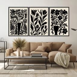 Kit Quadros Decorativos Minimalista