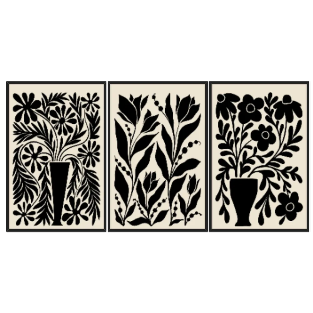 Kit Quadros Decorativos Minimalista