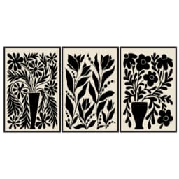 Kit Quadros Decorativos Minimalista