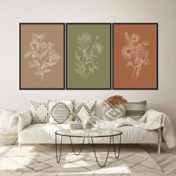 Kit Quadros Decorativos Minimalista