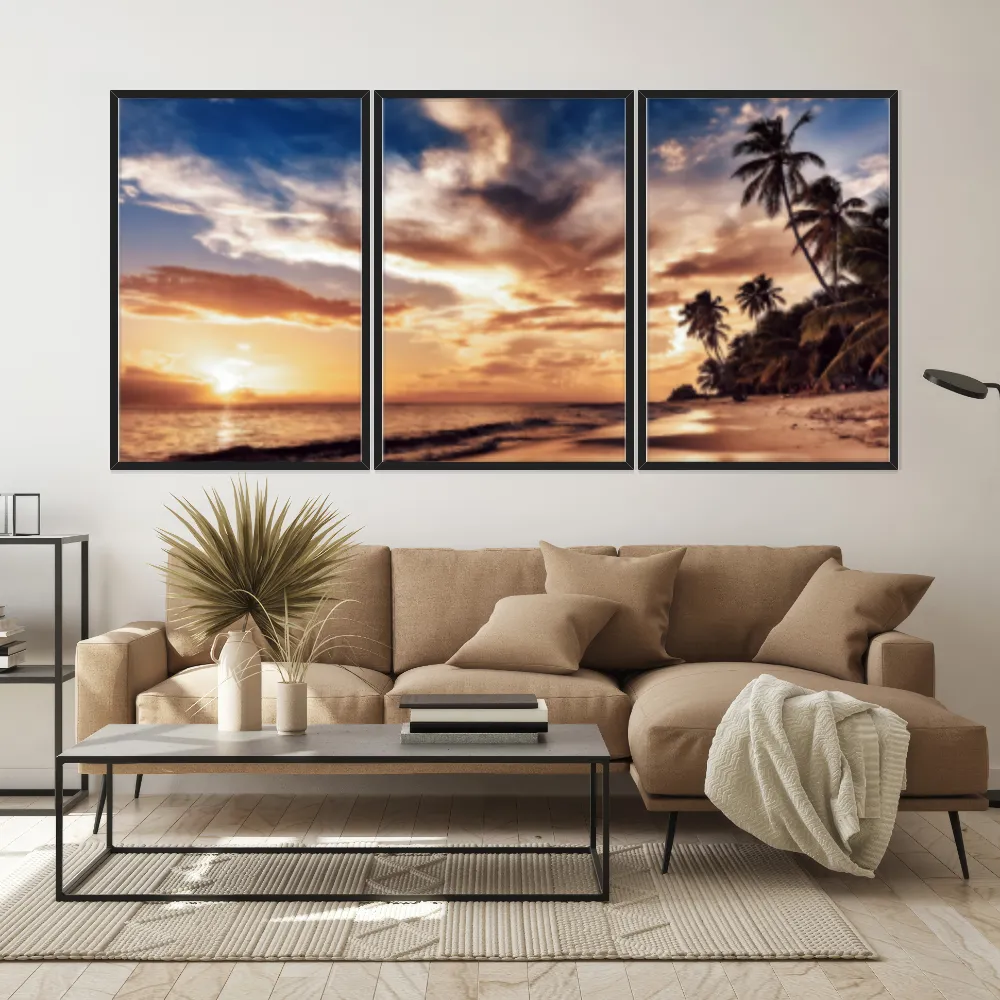 Kit Quadros Decorativos Praia