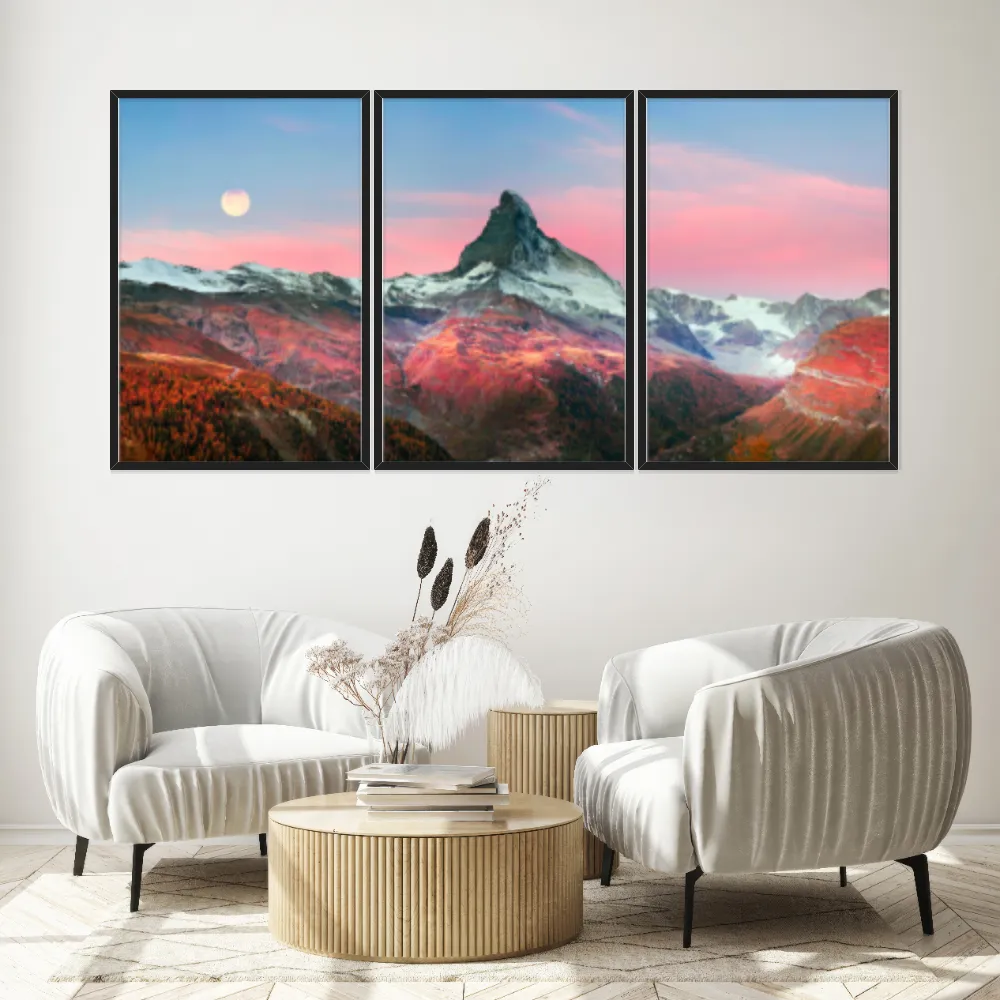 Kit Quadros Decorativos Montanha