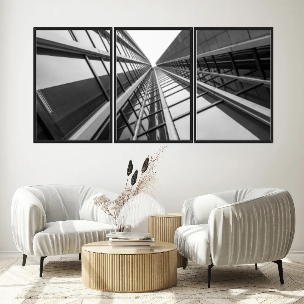 Kit Quadros Decorativos Construção Moderna