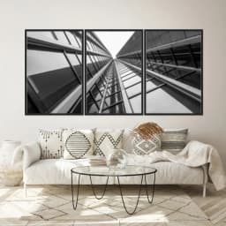 Kit Quadros Decorativos Construção Moderna